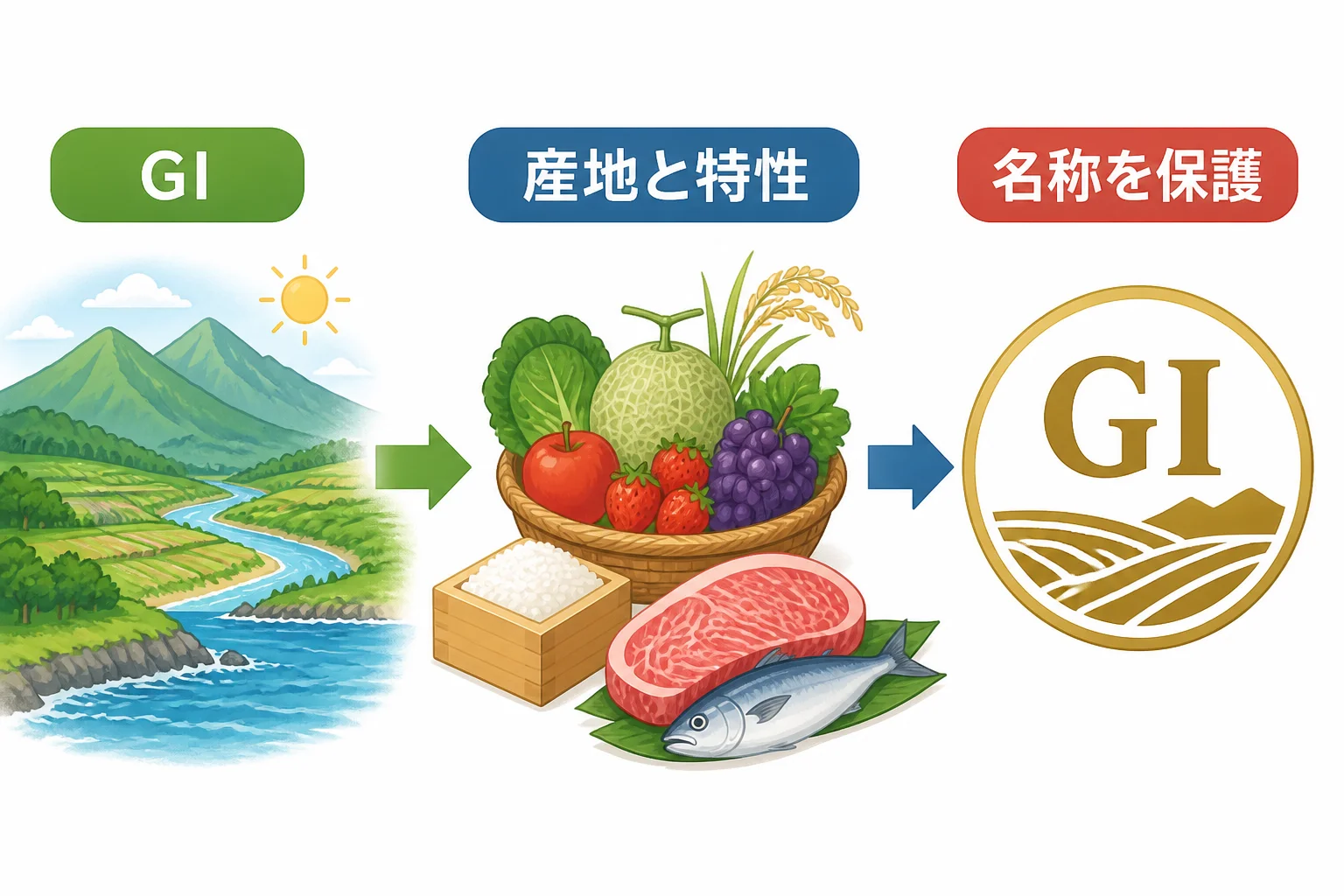 GIの意味を視覚的に整理する