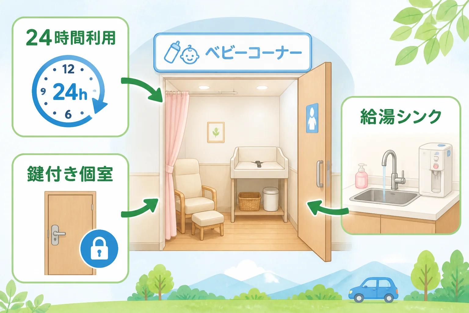施設選びで確認すべき設備条件を視覚化する