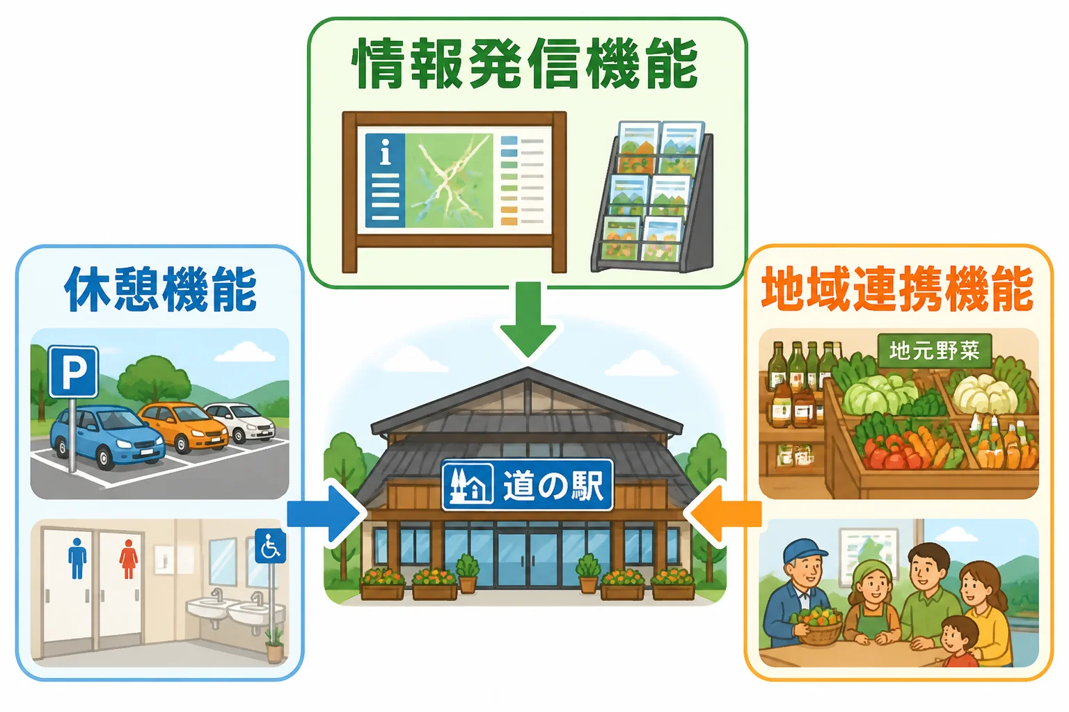 3つの役割の違いを視覚的に整理する