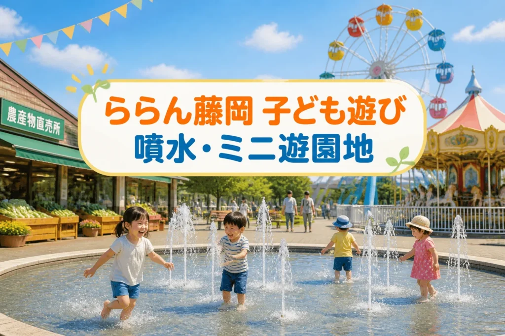 子ども向けスポットがある施設であることを検索結果やSNSで直感的に伝える