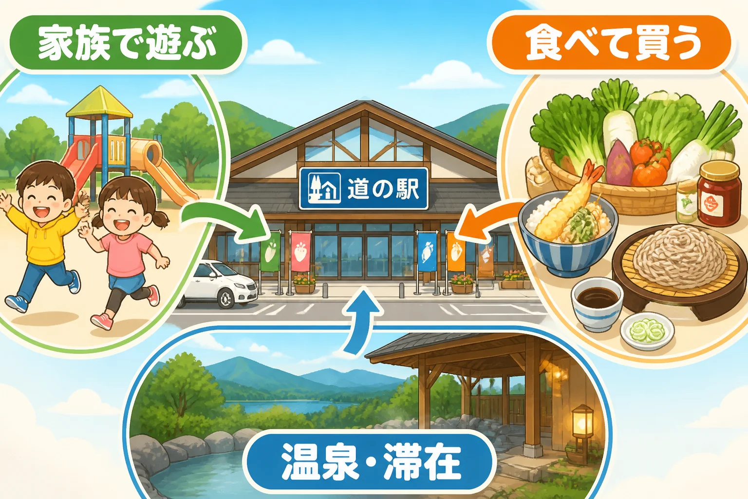 施設ごとの違いを目的別に視覚化するため。