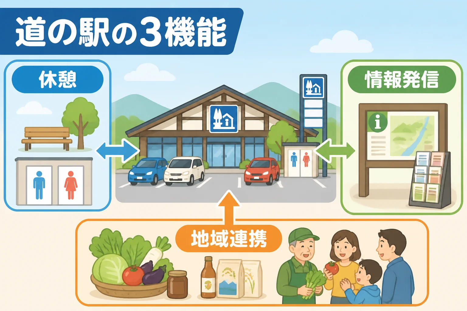 制度上の3機能を視覚的に整理する