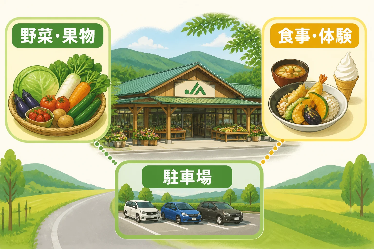 店舗比較で見るべきポイントを直感的に示す。