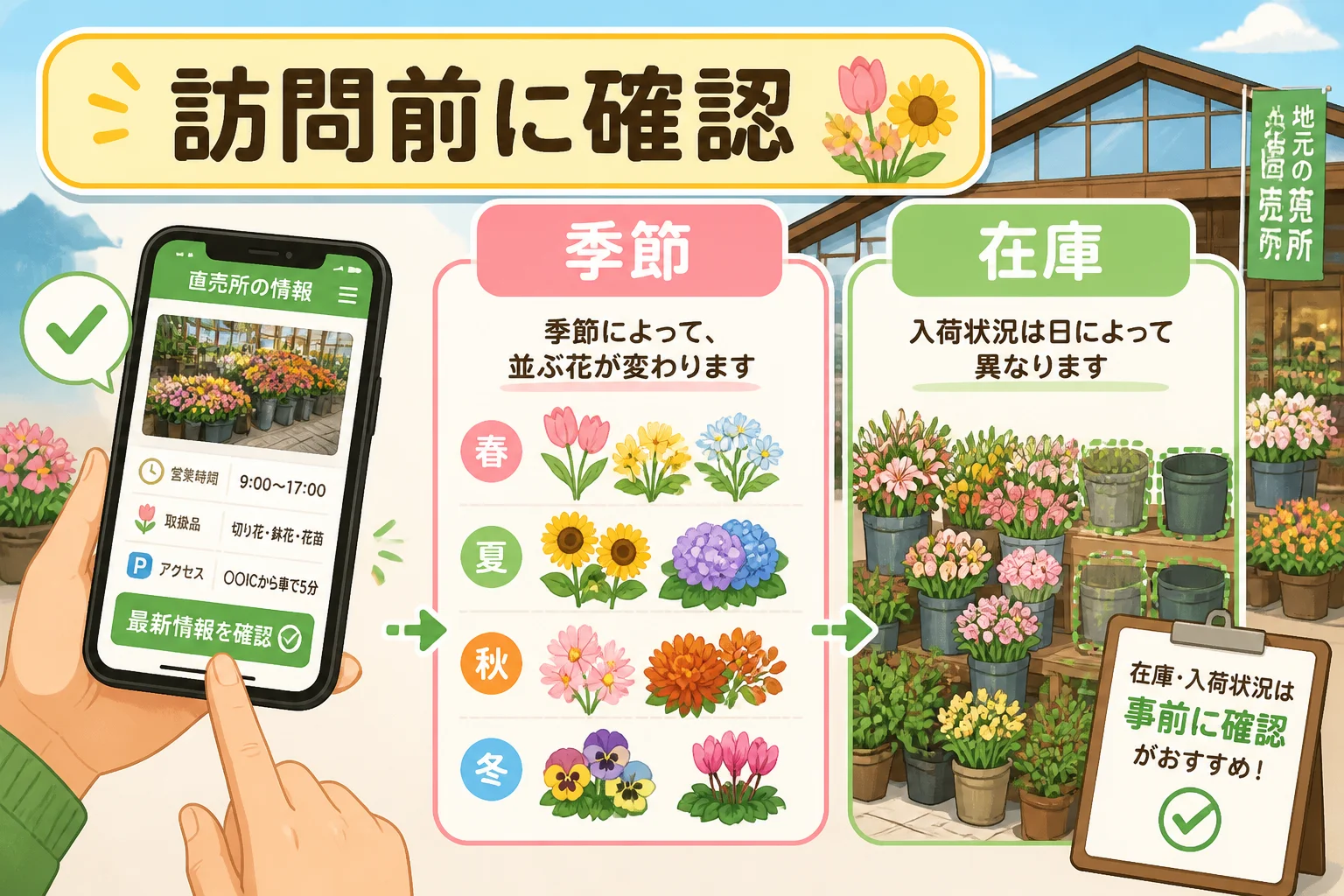 季節商品と在庫変動への注意を視覚化する
