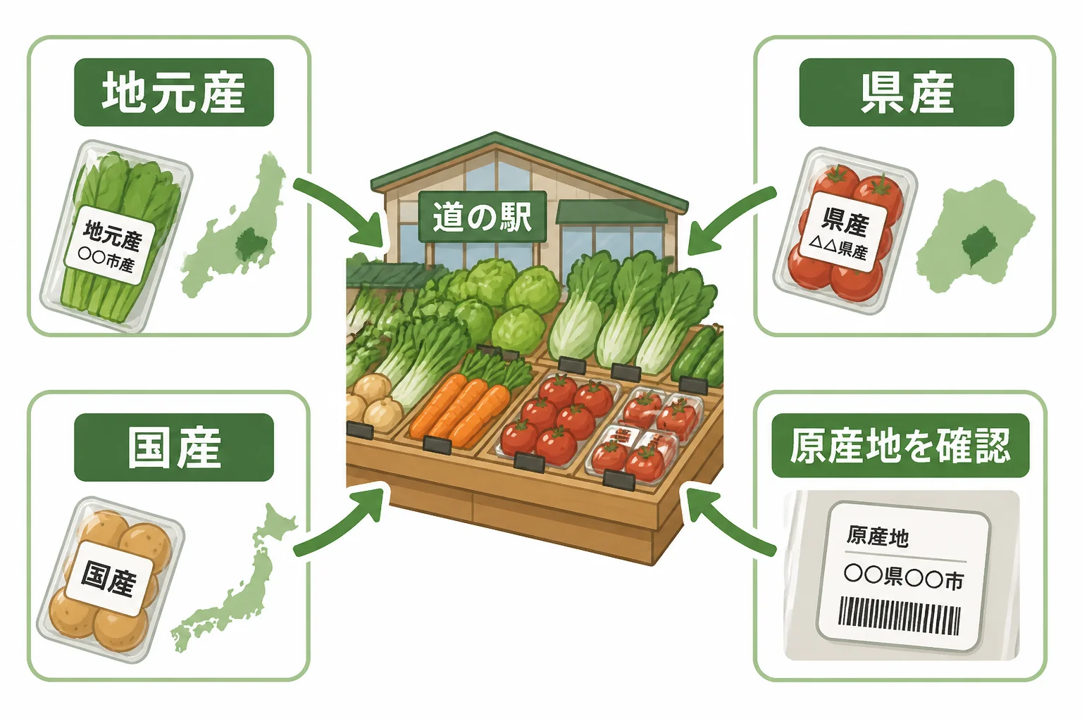 表示の違いと確認ポイントを視覚化する