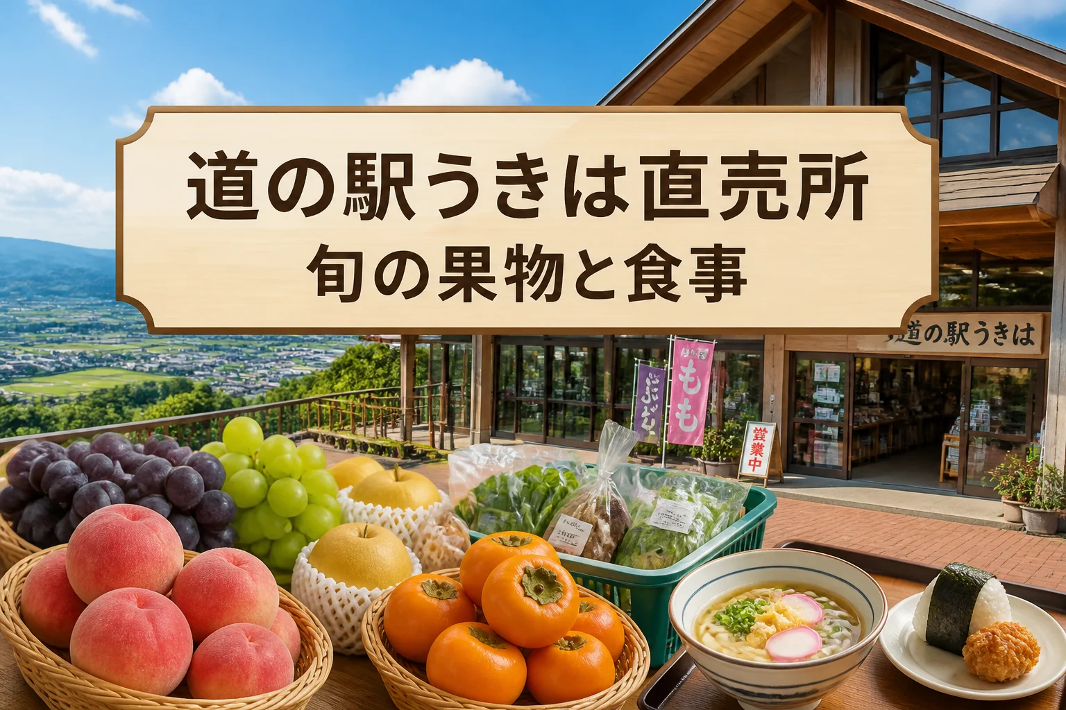 施設名・地域・直売所という検索テーマをサムネイルだけで伝える。