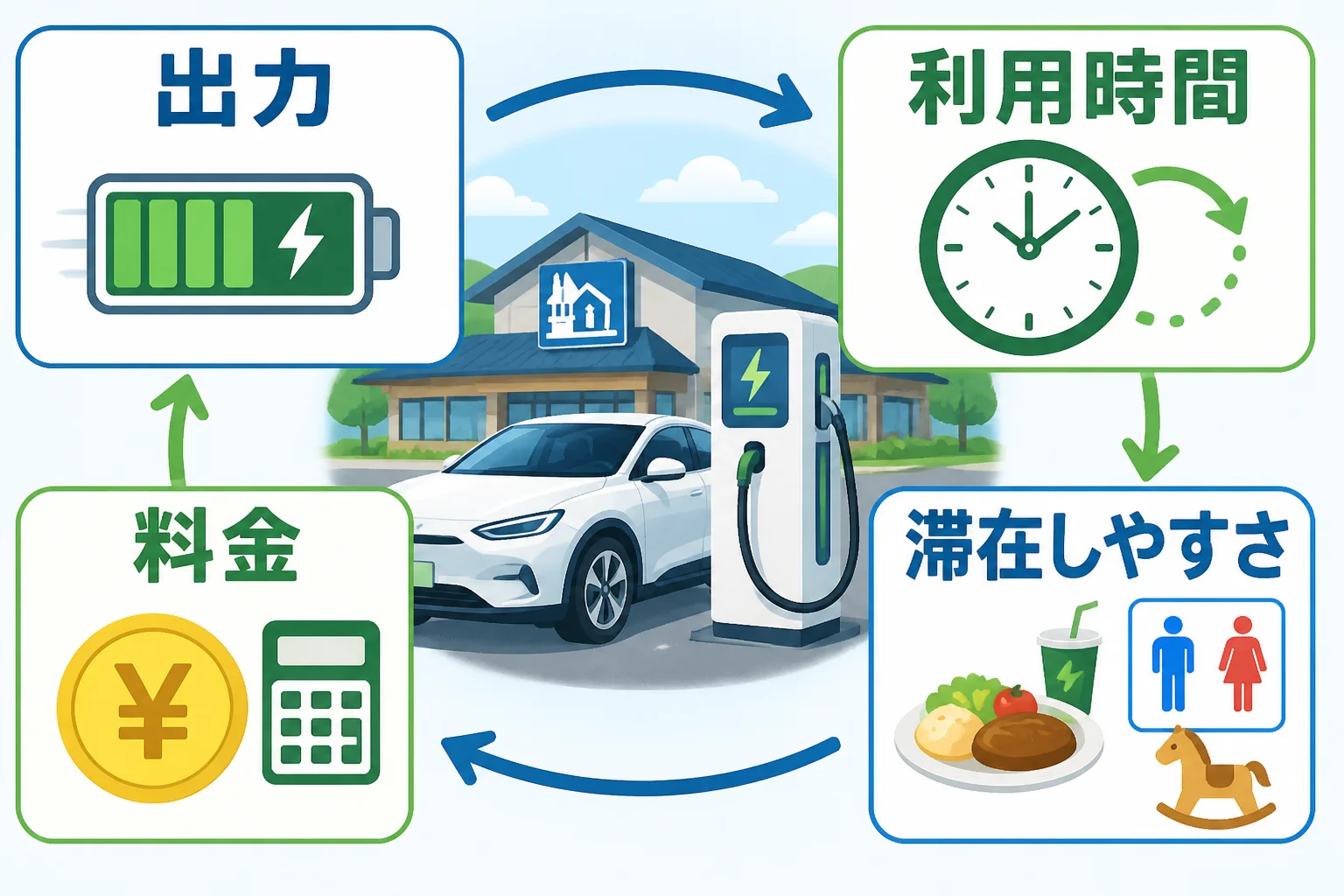 ランキングの選定基準を視覚的に理解させる