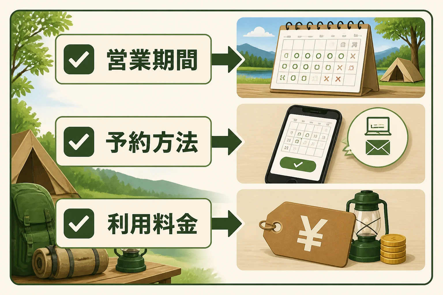 予約前に公式情報を確認する重要性を伝える