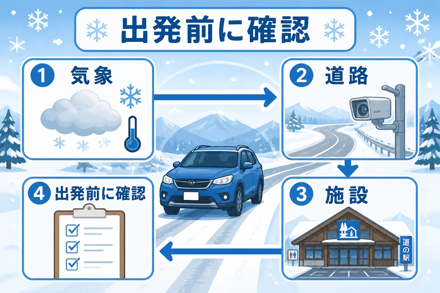 確認すべき情報を手順として整理する