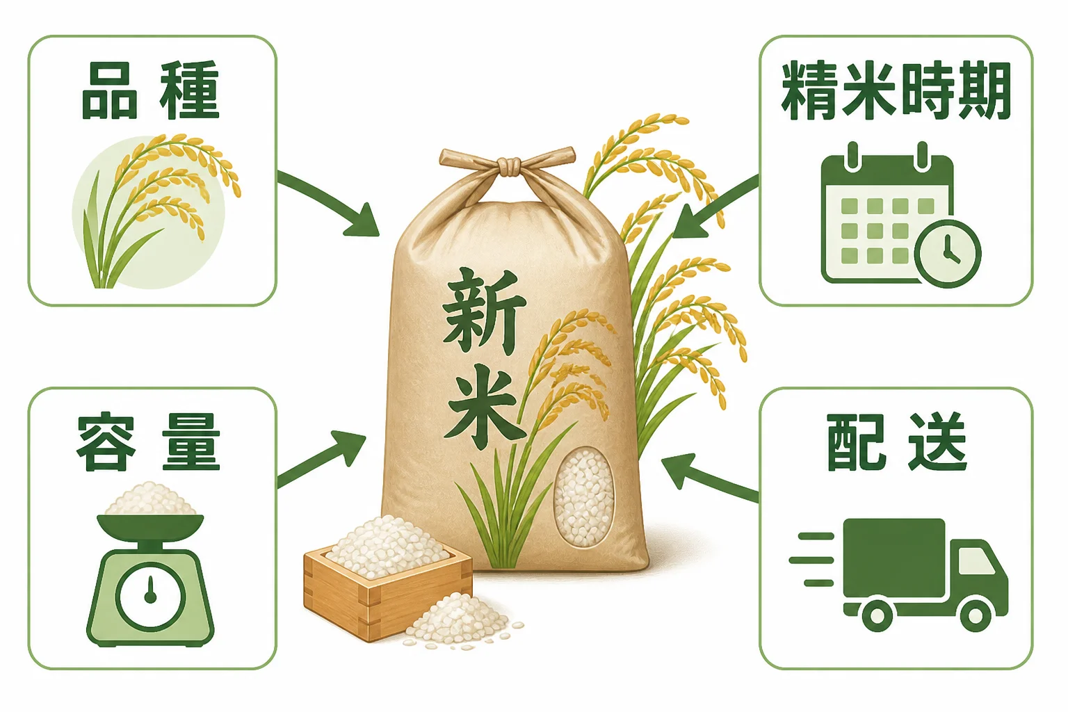 比較項目を視覚的に整理する