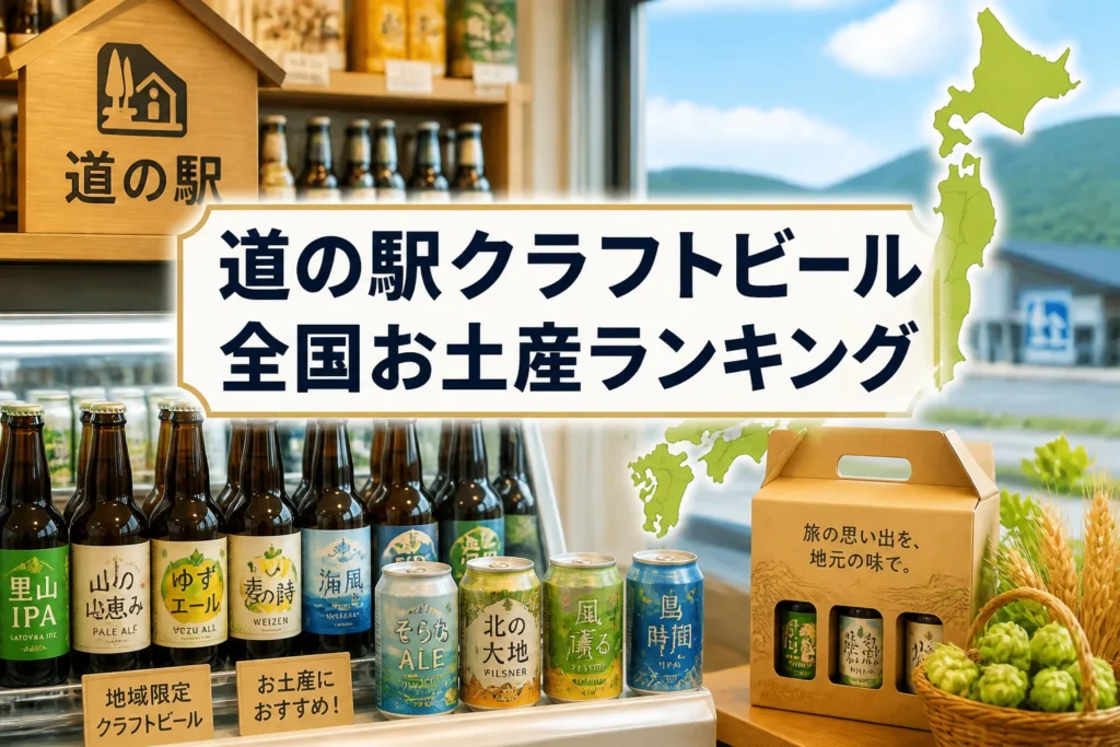 検索結果で道の駅・クラフトビール・ランキング記事であることを直感的に伝える。