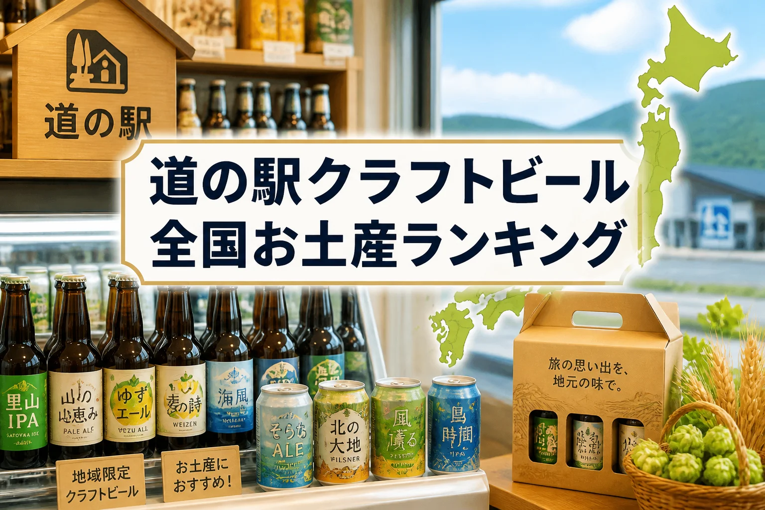 検索結果で道の駅・クラフトビール・ランキング記事であることを直感的に伝える。