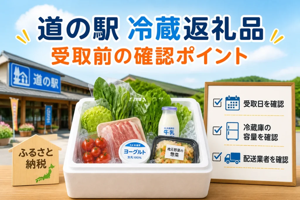 冷蔵返礼品という記事テーマと、受取前確認が重要であることを一目で伝える
