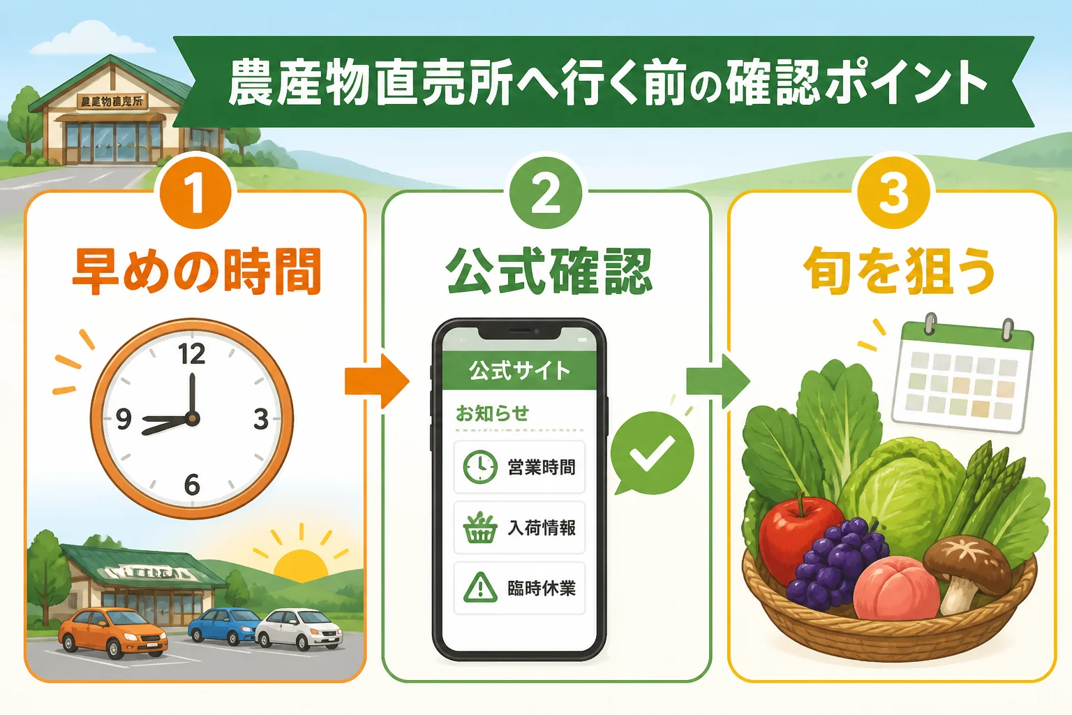 品切れや臨時変更を避ける行動を視覚化
