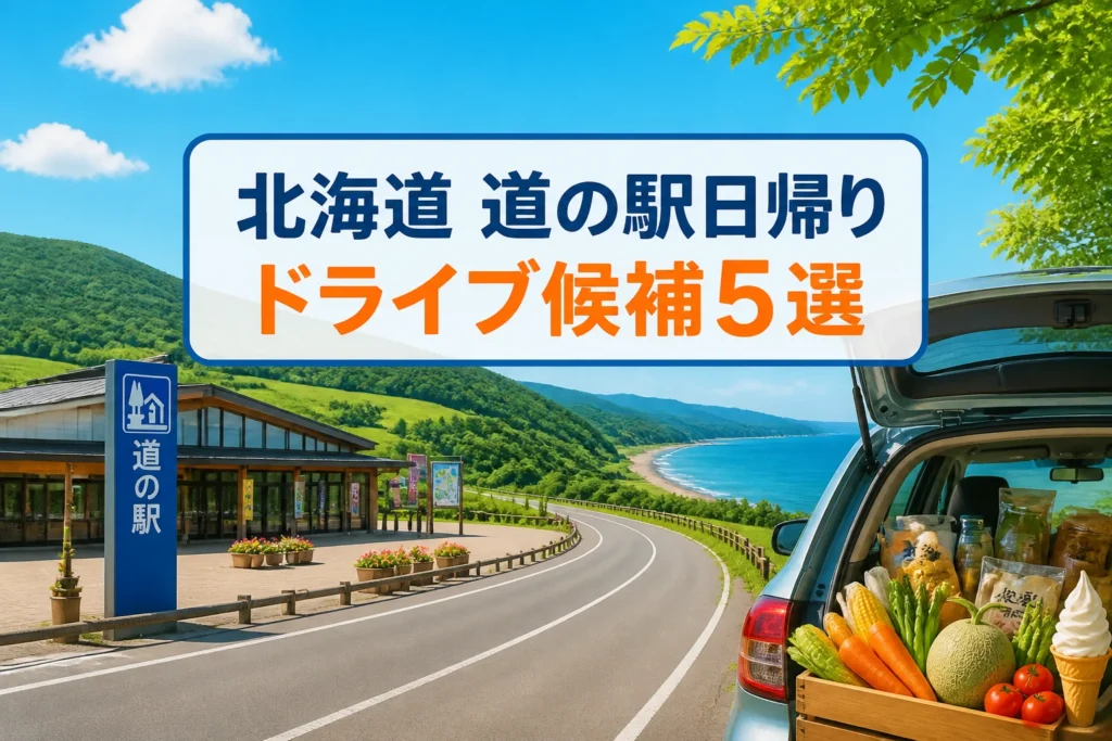 検索意図と地域、日帰りドライブの記事型を一目で伝える