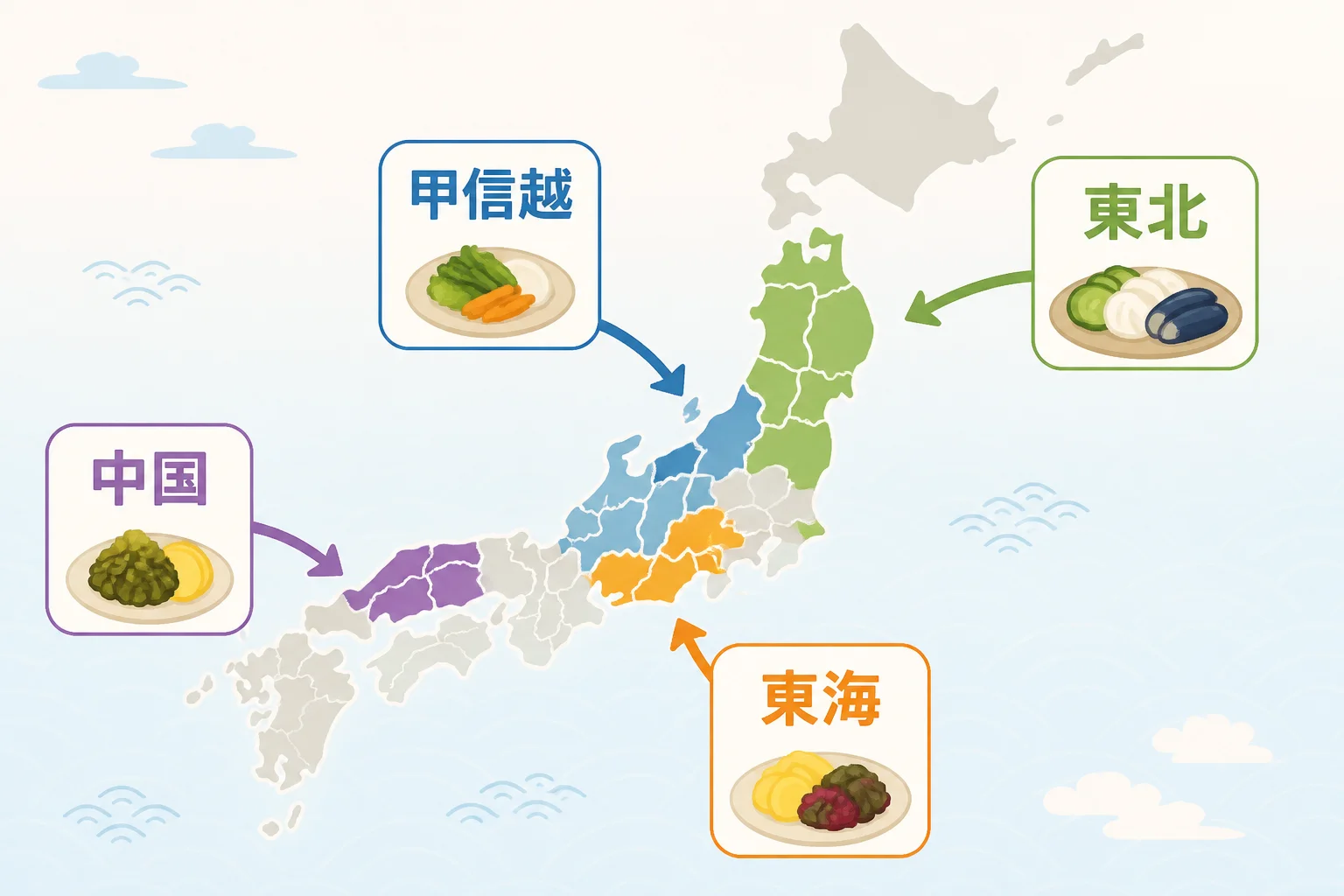 紹介施設の地域分布を視覚化する