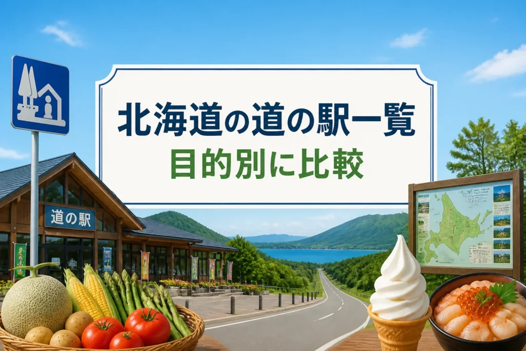北海道全域の道の駅を一覧・比較する記事であることを一目で伝える