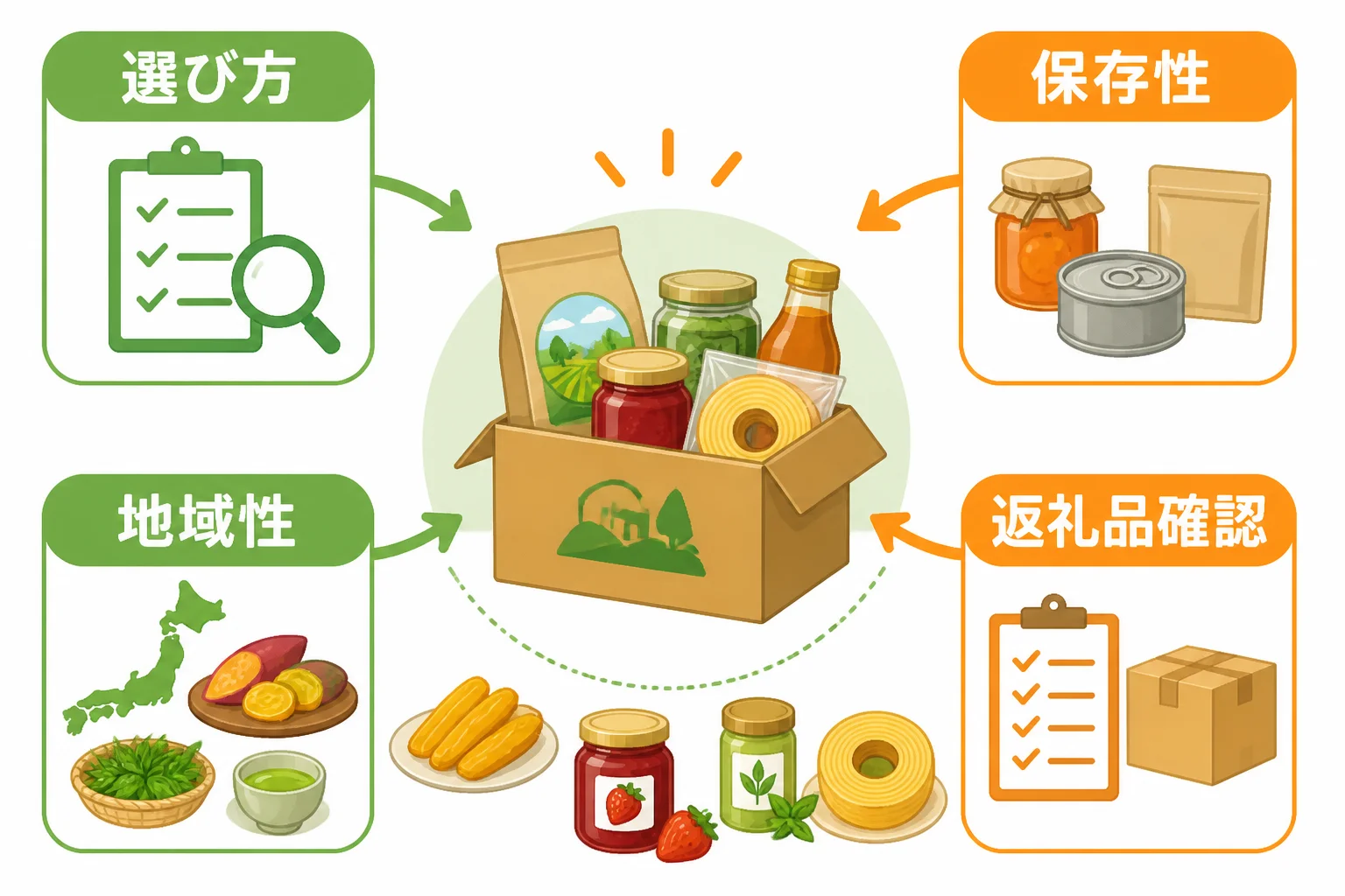 加工品返礼品を選ぶ際の判断軸を視覚化する