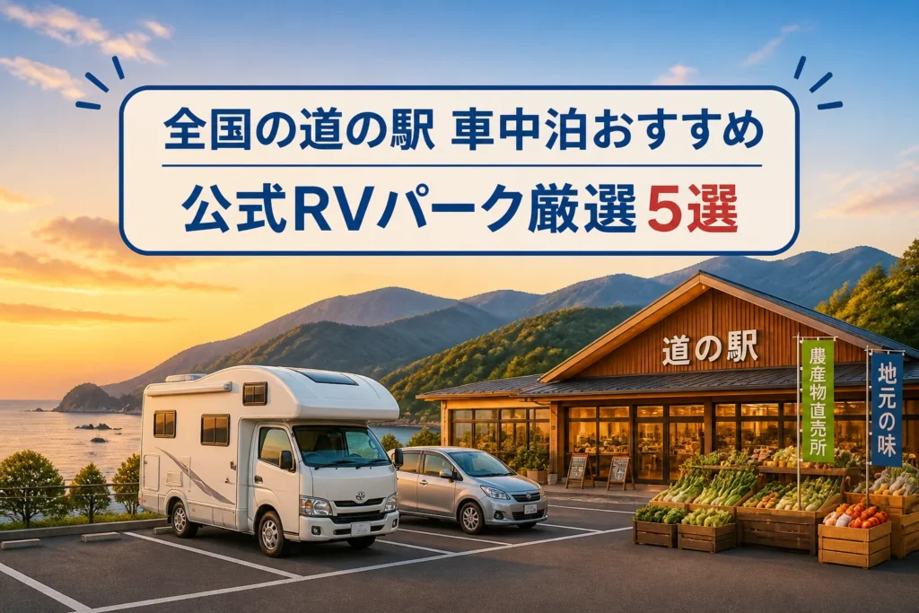 全国ランキングであることと、公式に認められた車中泊施設を扱う記事であることを一目で伝える