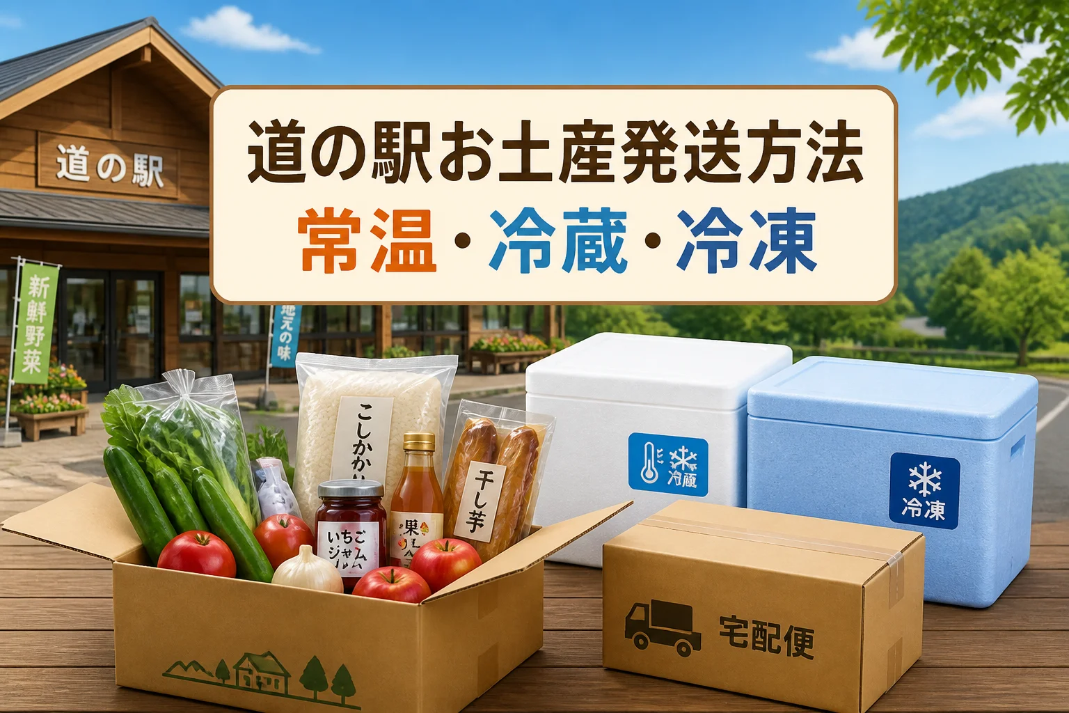 記事テーマと発送方法の全体像を直感的に伝える