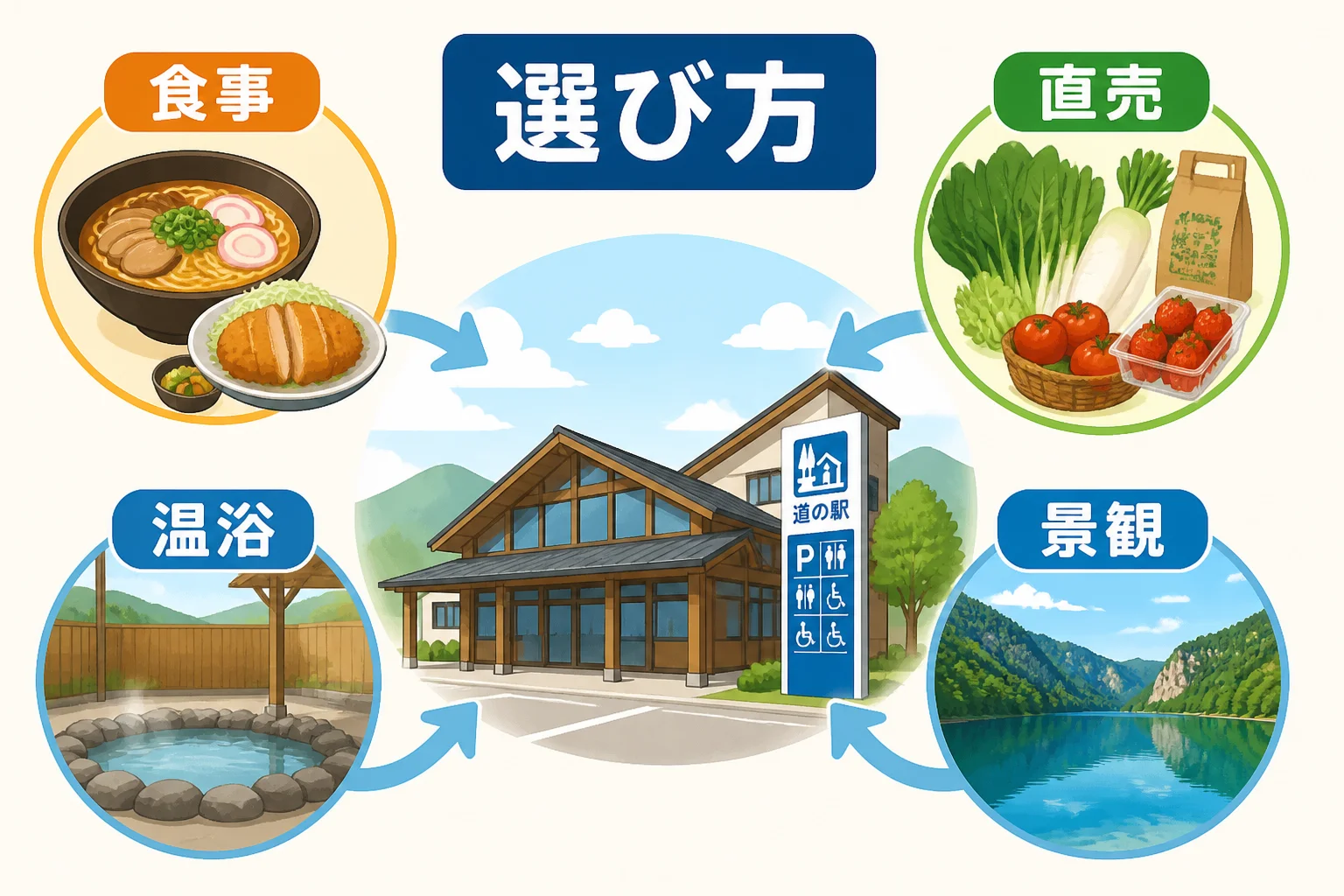 施設を目的別に選ぶ視点を補足する