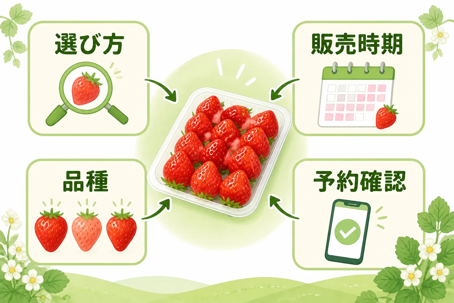 直売所選びで確認すべき基準を視覚的に整理する。