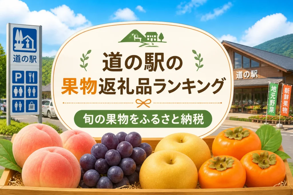 記事テーマ、全国ランキング、果物返礼品の主題を一目で伝える