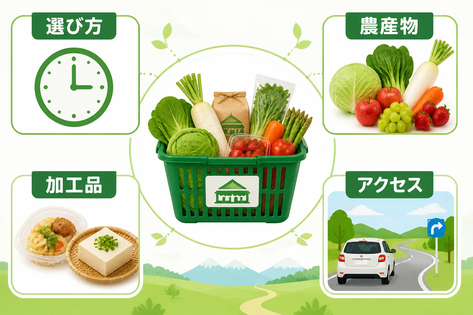 比較項目を視覚的に整理する
