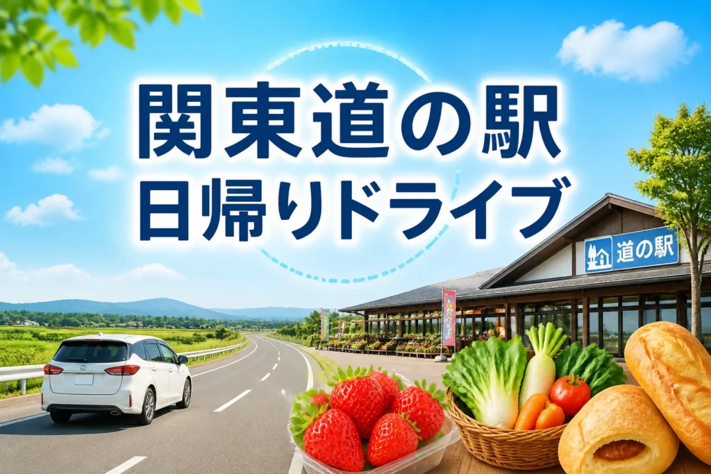 記事の地域と日帰りドライブという検索意図を一目で伝える。