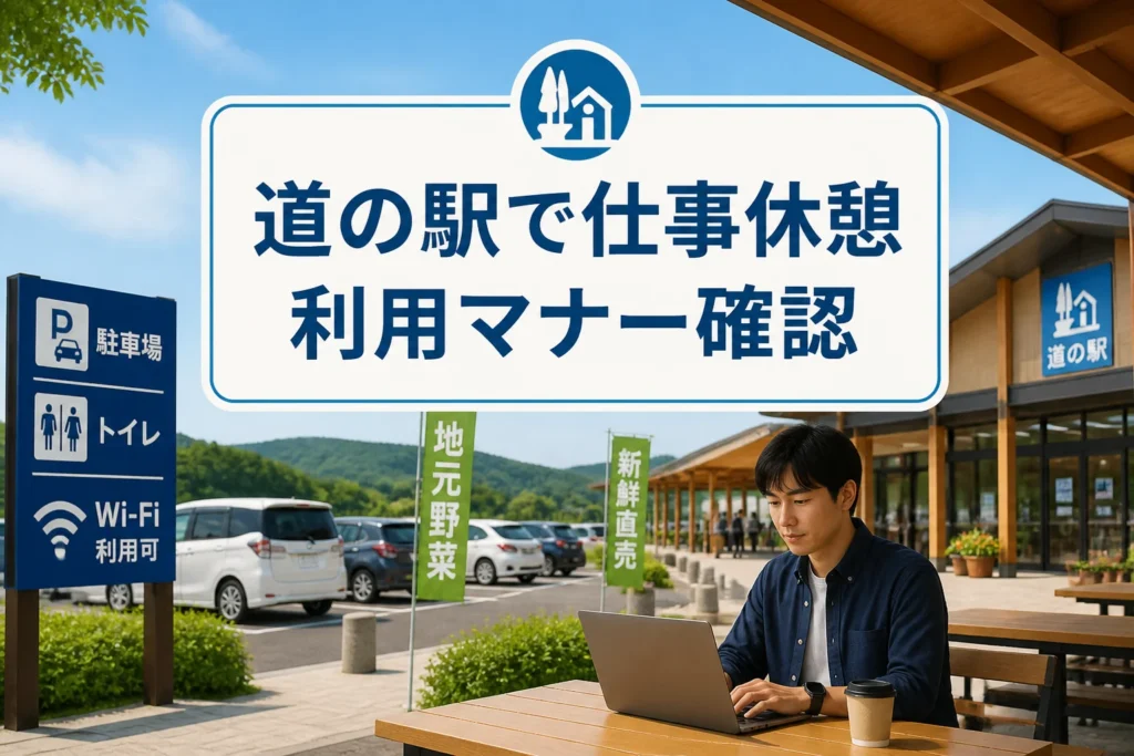 検索意図である仕事・休憩・利用マナーを一目で伝える