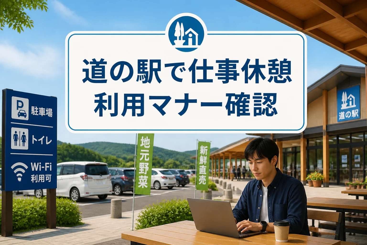 検索意図である仕事・休憩・利用マナーを一目で伝える