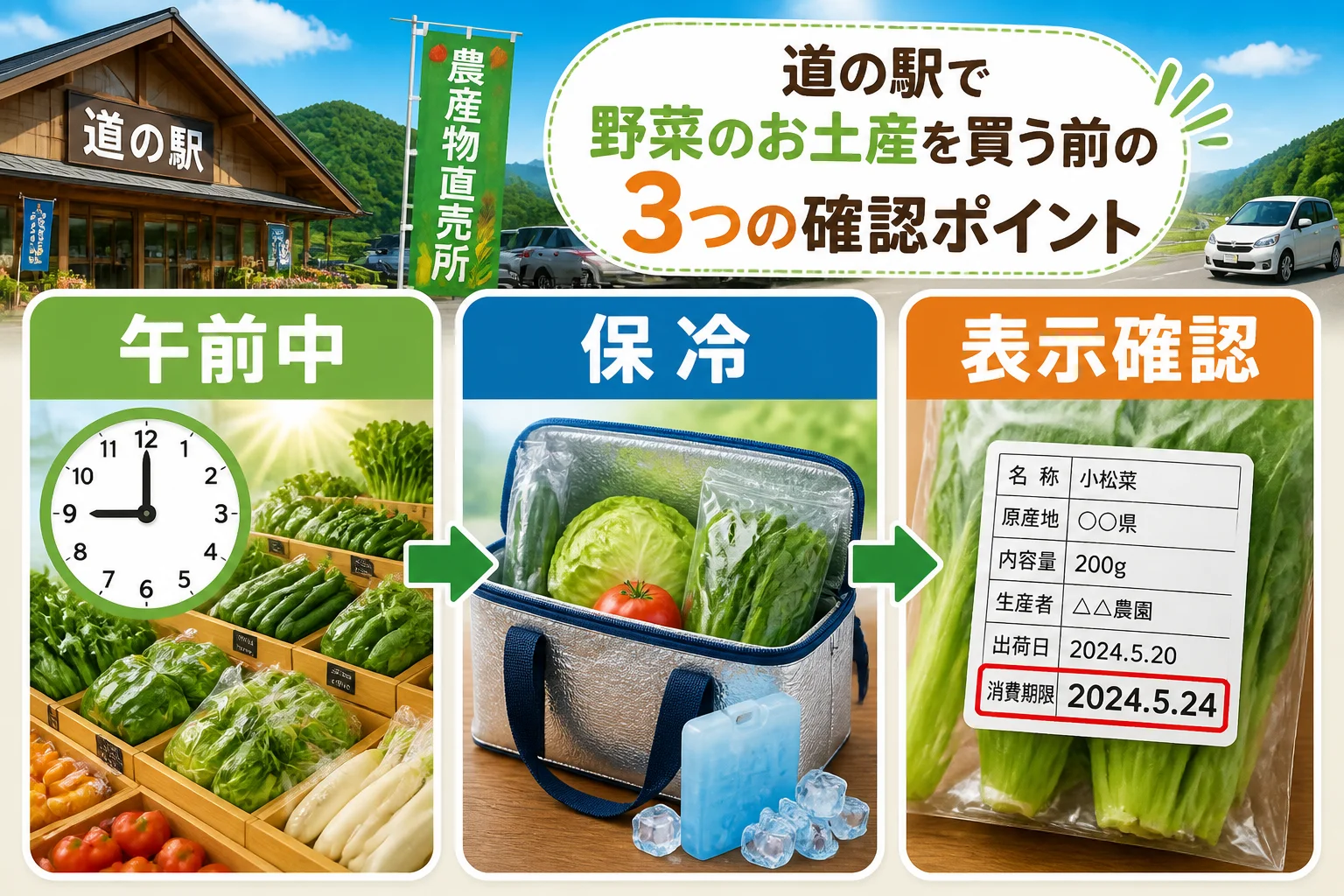 訪問前に確認すべき実用ポイントを短時間で伝える。