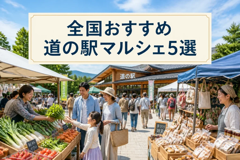 全国のおすすめ道の駅マルシェランキングであることを一目で伝える。