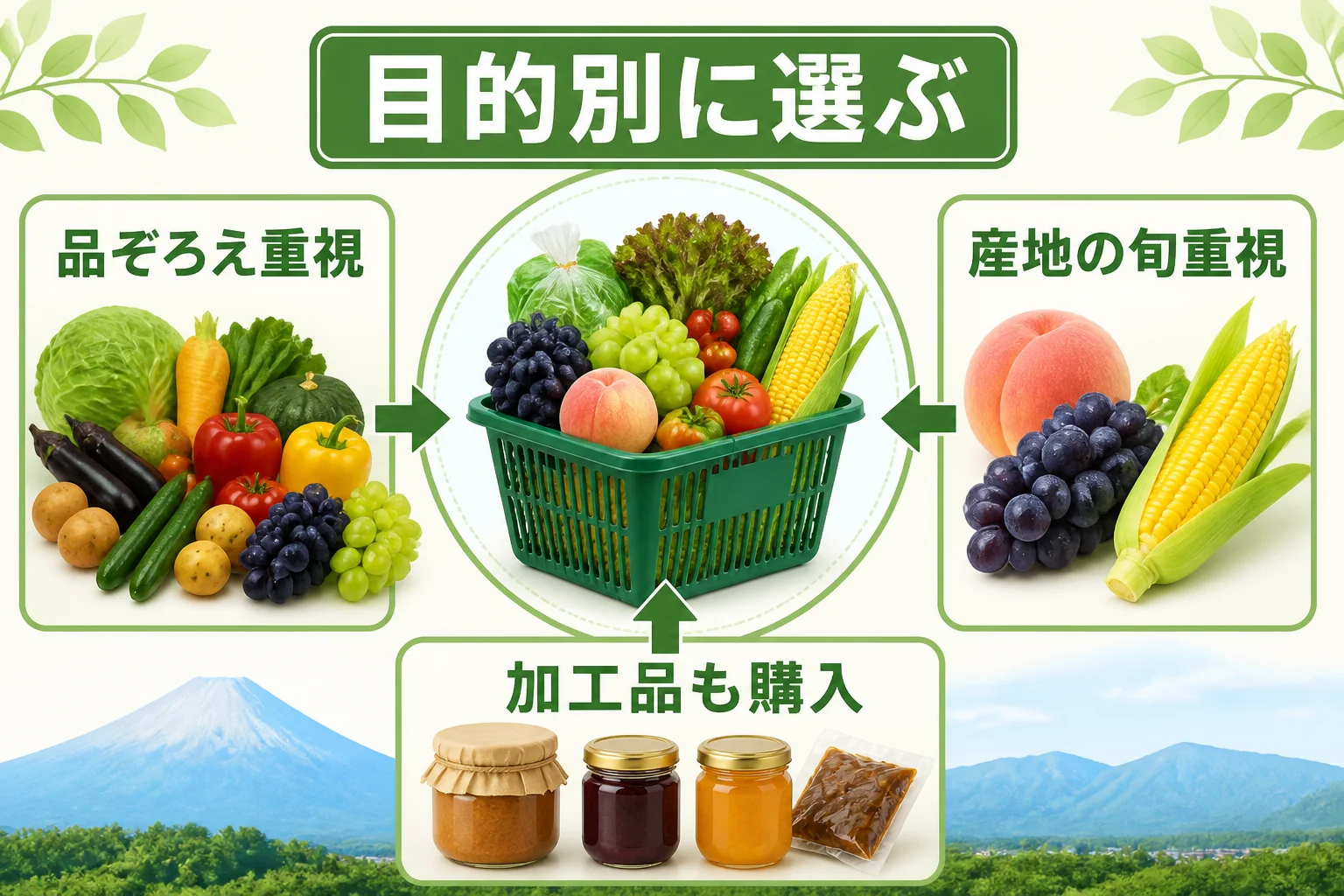 施設選びの基準を視覚的に整理し、記事の比較内容を理解しやすくするため。