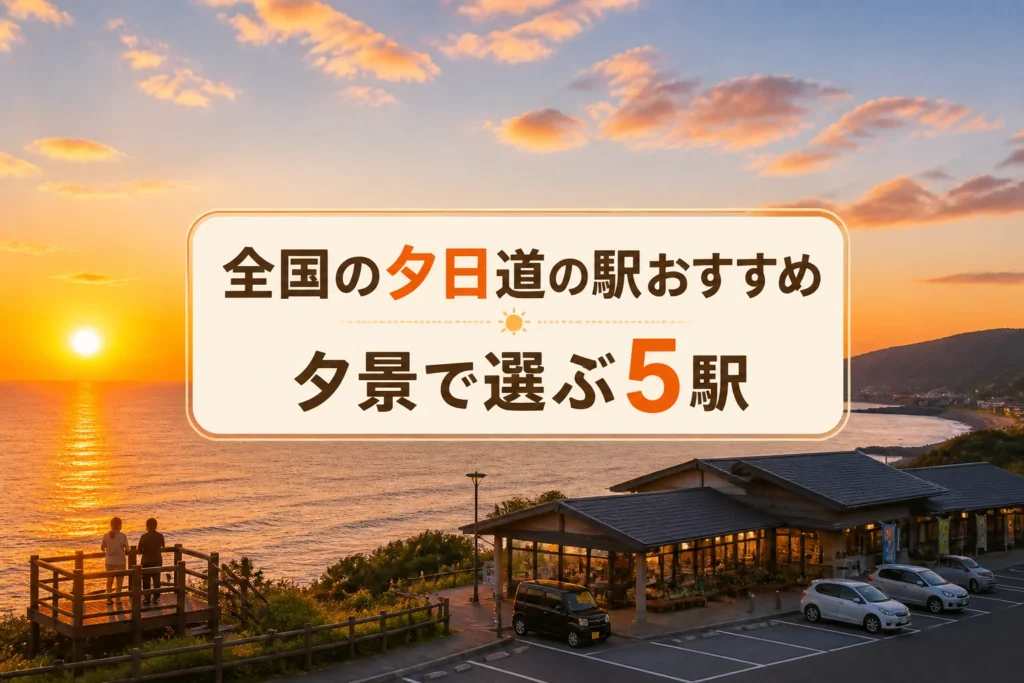 全国の夕日スポットを比較するランキング記事であることを一目で伝える。