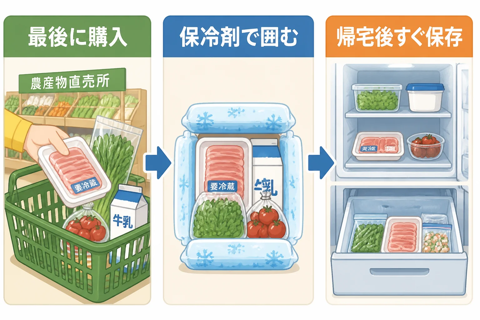 購入から保存までの実践手順を視覚的に整理する