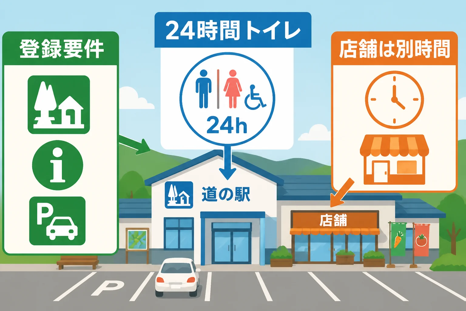 24時間利用の対象範囲を視覚的に整理する図解