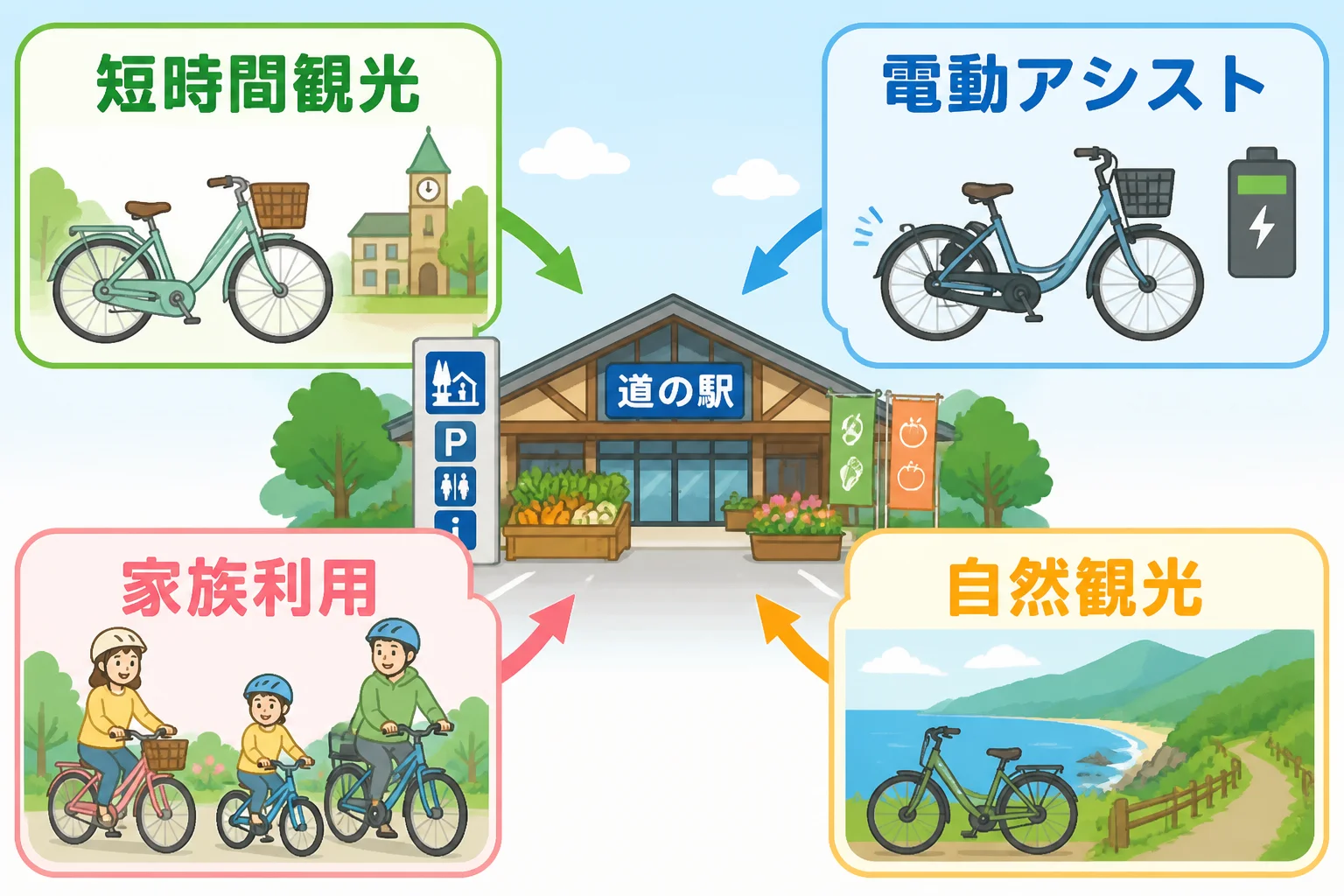 読者の利用目的別に選択肢を整理するため